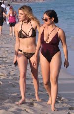 LELE PONS and INANNA in Bikini on the Beach in Miami 01/01/2018