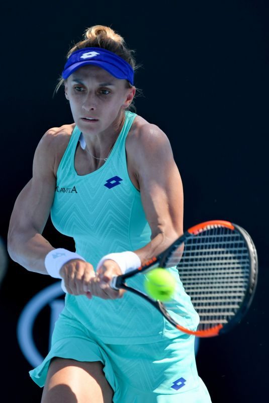 LESIA TSURENKO at Australian Open Tennis Tournament in Melbourne 01/17/2018