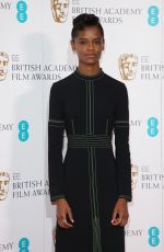 LETITIA WRIGHT at Bafta Film Awards Nominations Announcement in London 01/09/2018