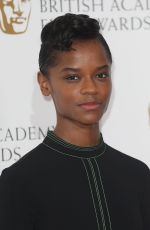 LETITIA WRIGHT at Bafta Film Awards Nominations Announcement in London 01/09/2018