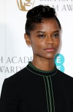 LETITIA WRIGHT at Bafta Film Awards Nominations Announcement in London 01/09/2018