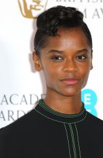 LETITIA WRIGHT at Bafta Film Awards Nominations Announcement in London 01/09/2018