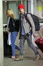 LILI REINHART and Cole Sprouse Arrives in Vancouver 01/07/2018