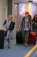 LILI REINHART and Cole Sprouse Arrives in Vancouver 01/07/2018