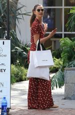 LILY ALDRIDGE Out Shopping on Melrose Place in Beverly Hills 01/24/2018