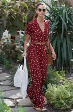 LILY ALDRIDGE Out Shopping on Melrose Place in Beverly Hills 01/24/2018