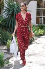 LILY ALDRIDGE Out Sshopping in West Hollywood 01/24/2018