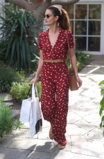 LILY ALDRIDGE Out Sshopping in West Hollywood 01/24/2018