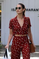 LILY ALDRIDGE Out Sshopping in West Hollywood 01/24/2018
