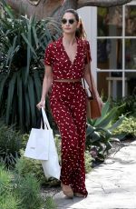 LILY ALDRIDGE Out Sshopping in West Hollywood 01/24/2018