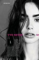 LILY COLLINS in Grazia Magazine, January 2018 Issue