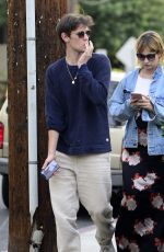 LILY JAMES and Matt Smith Out in Los Angeles 01/10/2018