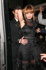 LILY JAMES Arrives at Golden Globes After-party at Poppy in West Hollywood 01/07/2018