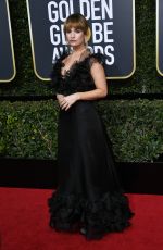 LILY JAMES at 75th Annual Golden Globe Awards in Beverly Hills 01/07/2018