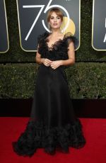 LILY JAMES at 75th Annual Golden Globe Awards in Beverly Hills 01/07/2018