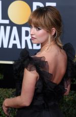 LILY JAMES at 75th Annual Golden Globe Awards in Beverly Hills 01/07/2018