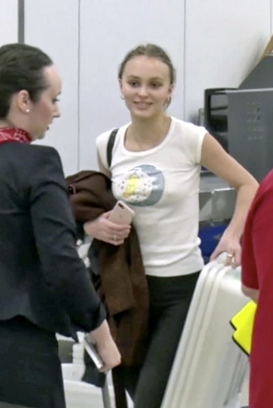LILY-ROSE DEPP at Los Angeles International Airport 01/24/2018