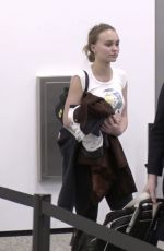 LILY-ROSE DEPP at Los Angeles International Airport 01/24/2018