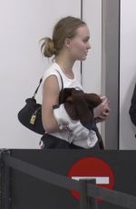 LILY-ROSE DEPP at Los Angeles International Airport 01/24/2018