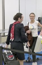 LILY-ROSE DEPP at Los Angeles International Airport 01/24/2018