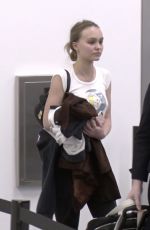 LILY-ROSE DEPP at Los Angeles International Airport 01/24/2018