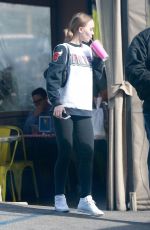 LILY-ROSE DEPP at Pinches Tacos in West Hollywood 01/24/2018