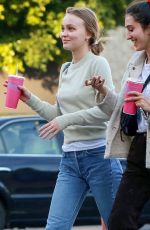 LILY-ROSE DEPP Leaves Pinches Tacos in West Hollywood 01/18/2018