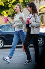 LILY-ROSE DEPP Leaves Pinches Tacos in West Hollywood 01/18/2018