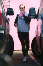 LILY-ROSE DEPP Out for Lunch at Pinches Tacos in West Hollywood 01/24/2018