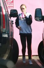 LILY-ROSE DEPP Out for Lunch at Pinches Tacos in West Hollywood 01/24/2018