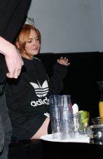 LINDSAY LOHAN at LGBTQ Party at Super Trade Nightclub in New York 01/14/2018