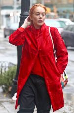 LINDSAY LOHAN Out and About in New York 01/12/2018