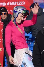 LINDSEY VONN at Alpine Skiing FIS World Cup at Downhill Cortina D