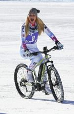 LINDSEY VONN at Alpine Skiing FIS World Cup at Downhill Cortina D