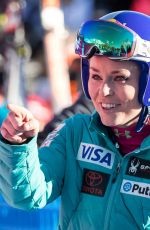 LINDSEY VONN at Alpine Skiing FIS World Cup at Downhill Cortina D