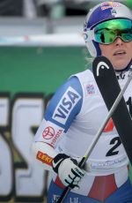 LINDSEY VONN at Alpine Skiing FIS World Cup, Super G in Bad Kleinkirchheim 01/13/2018