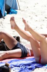 LISA CLARKE in Biat at Tamarama Beach in Sydney 01/29/2018