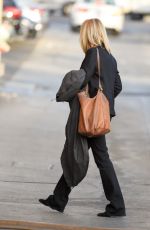 LISA KUDROW Arrives at Jimmy Kimmel Live in Los Angeles 01/24/2018