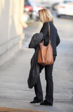LISA KUDROW Arrives at Jimmy Kimmel Live in Los Angeles 01/24/2018