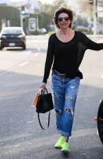 LISA RINNA at Kate Somerville Spa in West Hollywood 01/17/2018