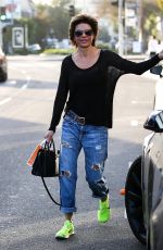 LISA RINNA at Kate Somerville Spa in West Hollywood 01/17/2018