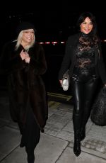 LIZZIE CUNDY and JO WOOD at #megsmenopause Launch Party in London 01/10/2018
