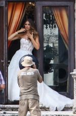 LORENA RAE on the Set of a Wedding Themed Photoshoot in Miami 01/18/2018