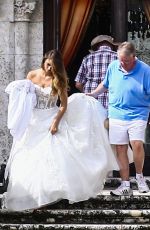 LORENA RAE on the Set of a Wedding Themed Photoshoot in Miami 01/18/2018