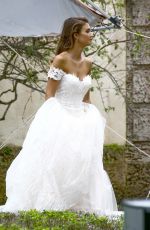 LORENA RAE on the Set of a Wedding Themed Photoshoot in Miami 01/18/2018