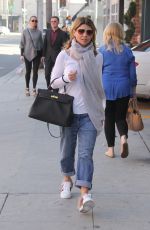LORI LOUGHLIN Arrives at a Nail Salon in Beverly Hills 01/11/2018