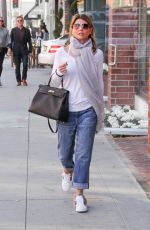 LORI LOUGHLIN Arrives at a Nail Salon in Beverly Hills 01/11/2018