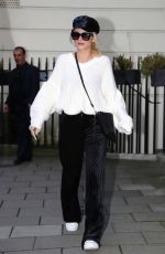 LOTTIE MOSS Leaves a Private Members Club in London 01/16/2018