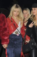 LOTTIE MOSS Leaves Mahiki Club in London 01/20/2018