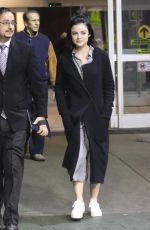 LUCY HALE Arrives at Airport in Vancouver 01/07/2018